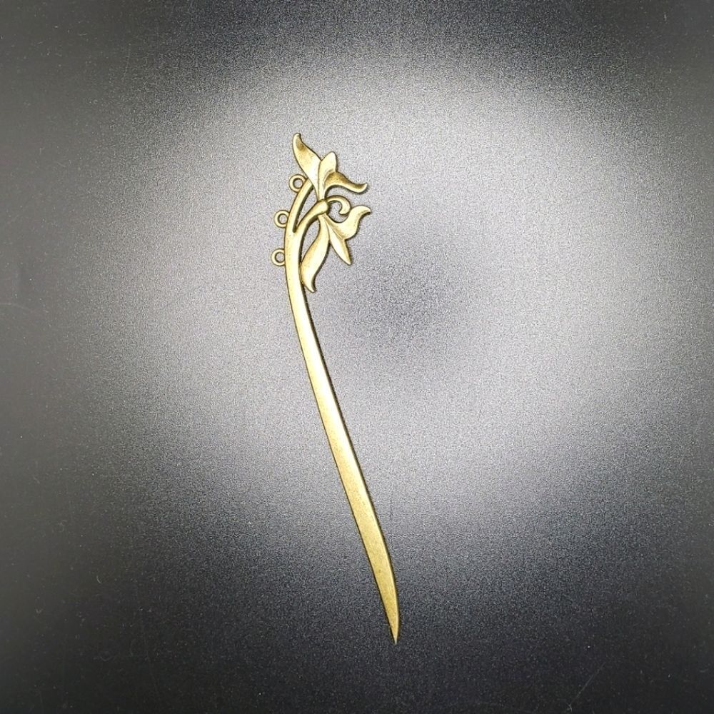 Antique bronze bun holder hair chopstick